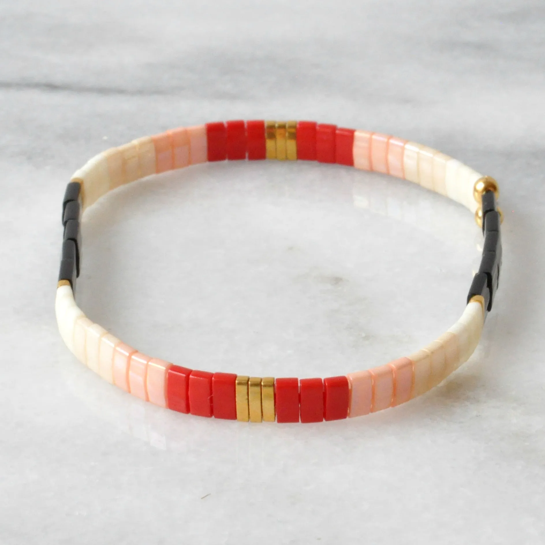 Stretch Tile Bracelet - VALENTINE COLORBLOCK