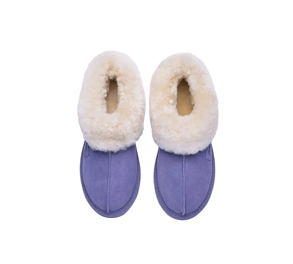 TARRAMARRA Premium Australian Sheepskin Ankle Unisex Slipper Homey