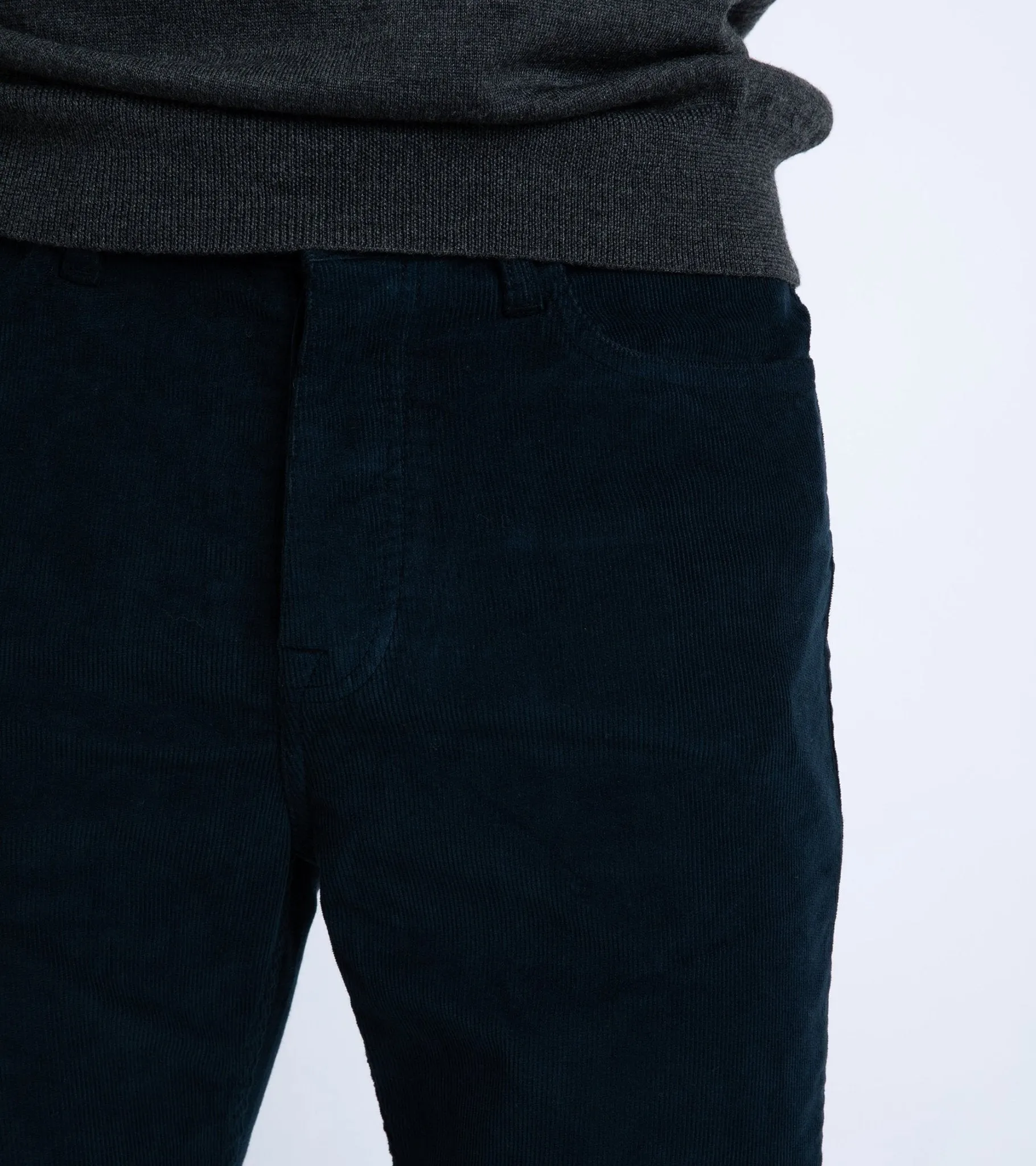 Trunk Duke Corduroy 5 Pocket Trousers: Navy