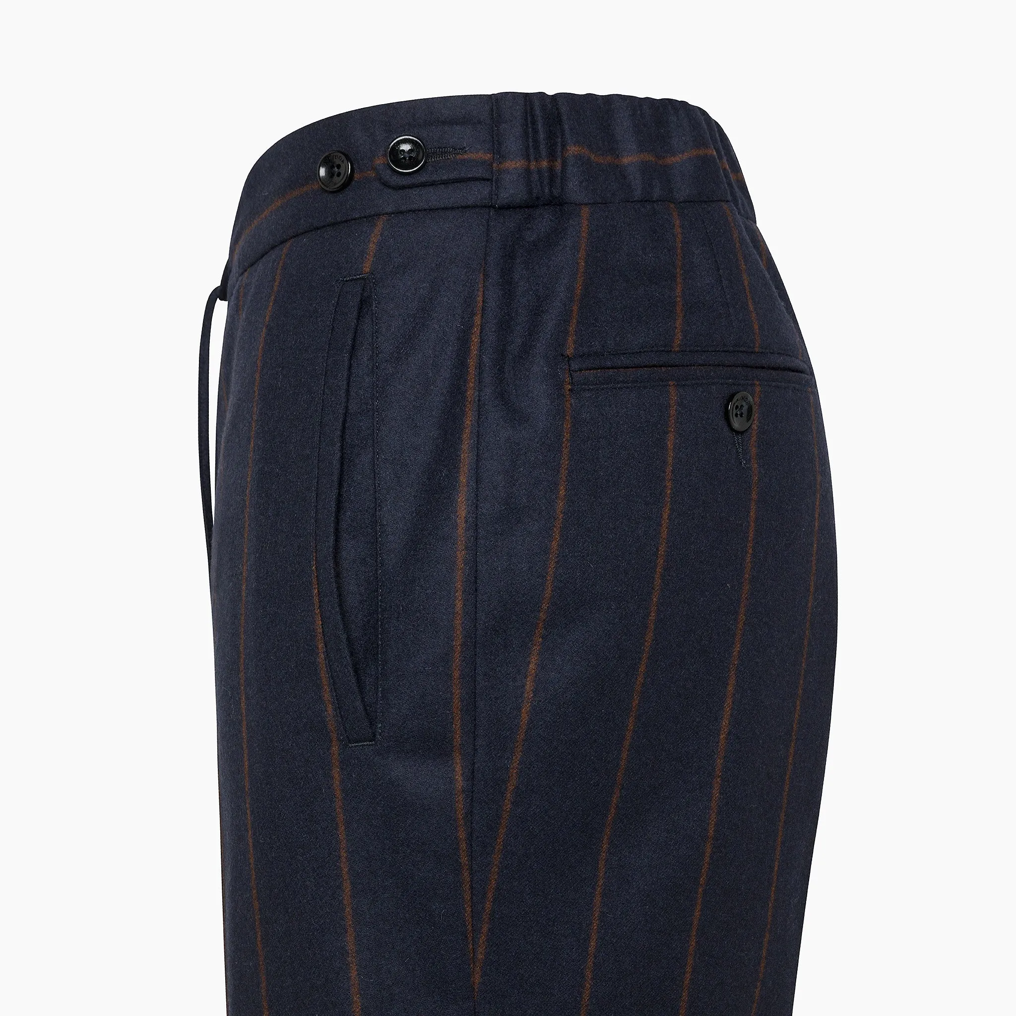 Vince easy pants Honey Way Flannel Pinstripe