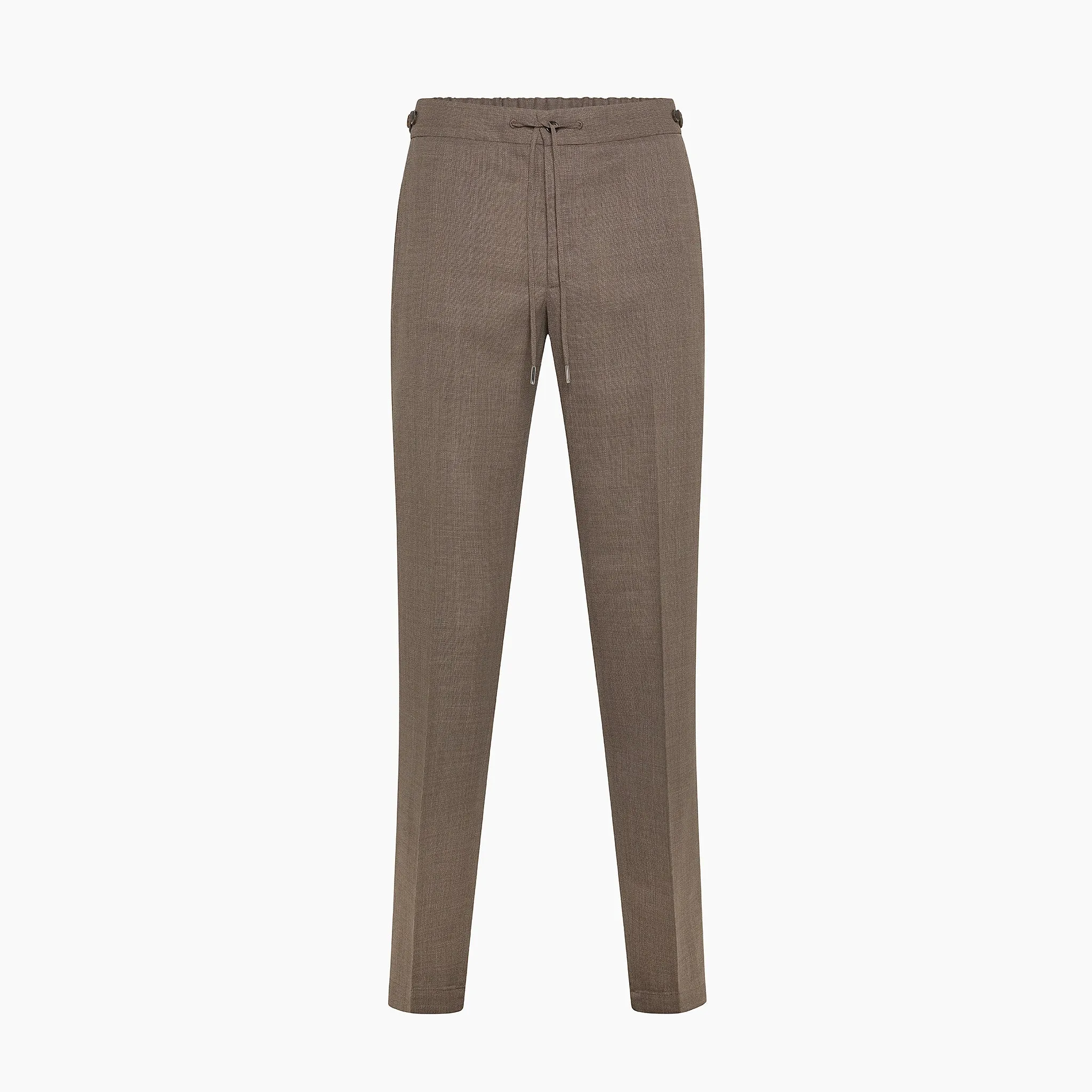 Vince easy pants with drawstring in Defender Lux Hopsack Wool