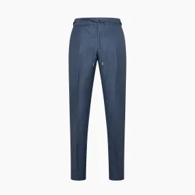 Vince easy pants with drawstring in Portofino Wool & Linen