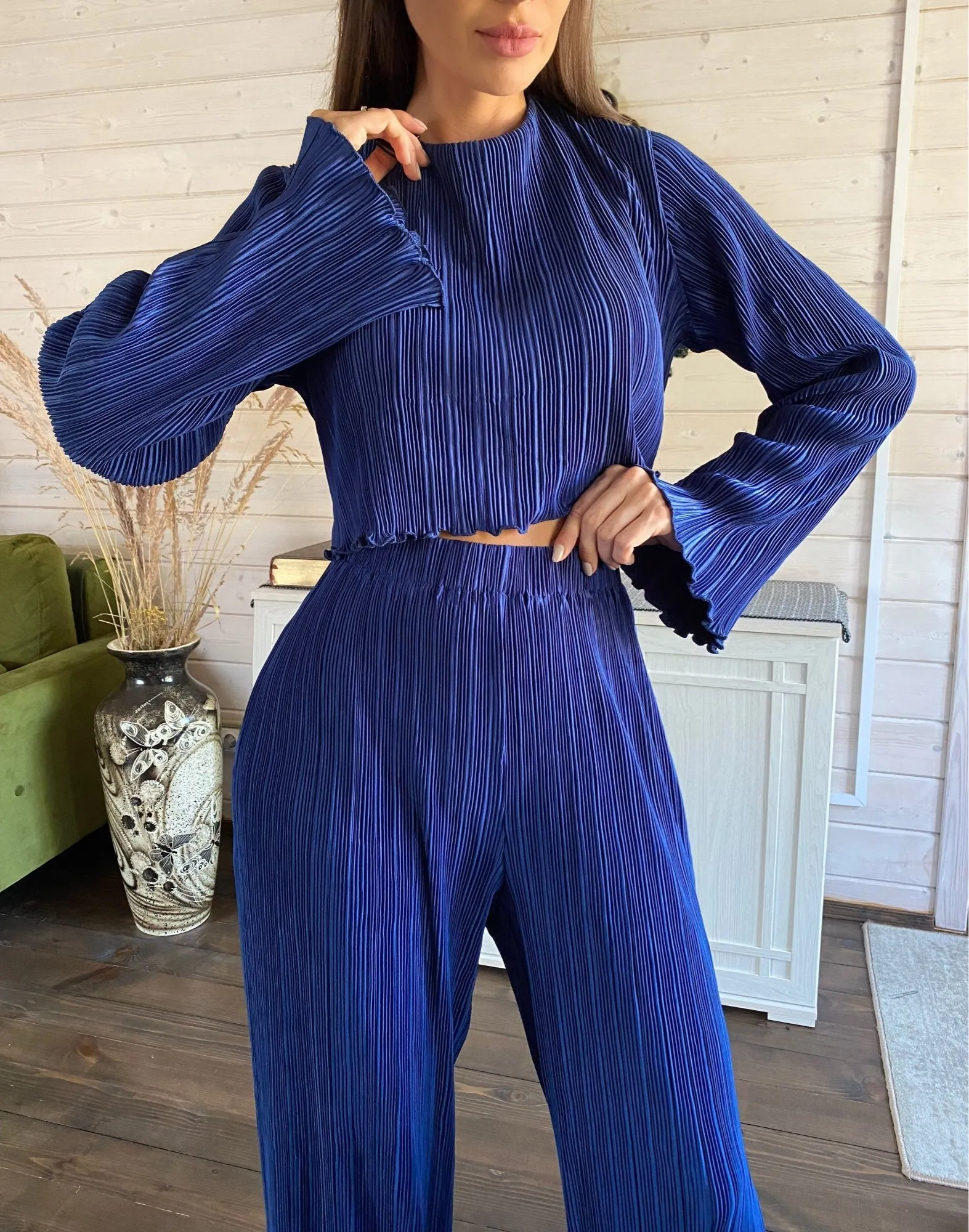 Vitalia Pleated Set