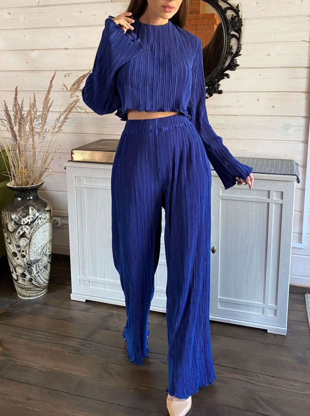 Vitalia Pleated Set