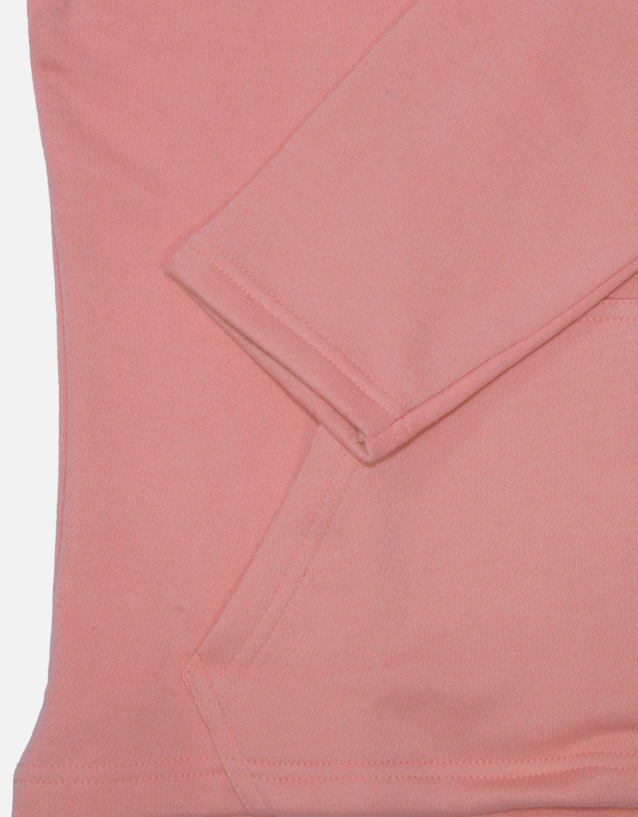 Women Basic Pink Zipper Hoodie