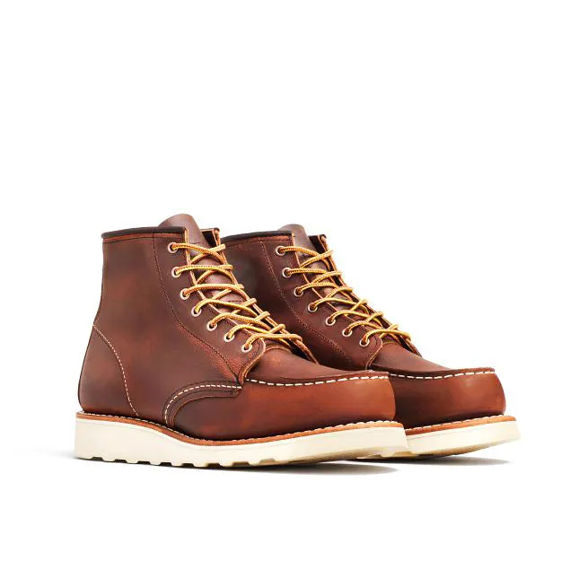 Women's 6 inch Classic Moc in Copper Rough & Tough Leather