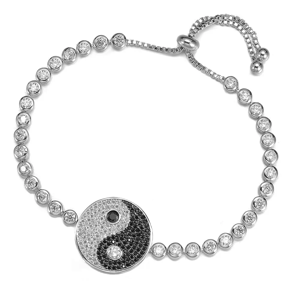 Women's Fashion YinYang CZ Jewelry Sets